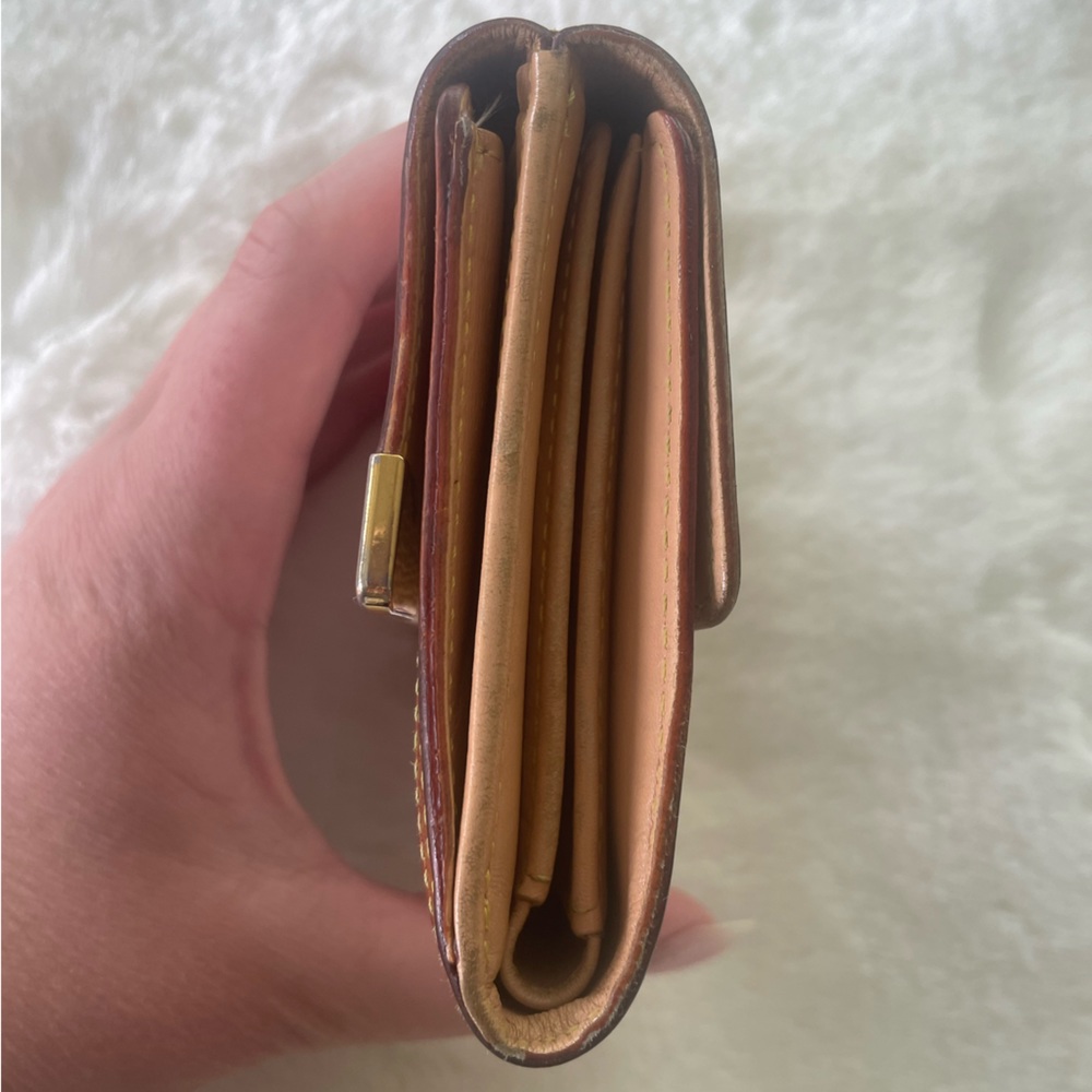 Authentic Louis Vuitton Monogram Multicolor Portefeiulle Elise Trifold Wallet - Picture 4 of 9